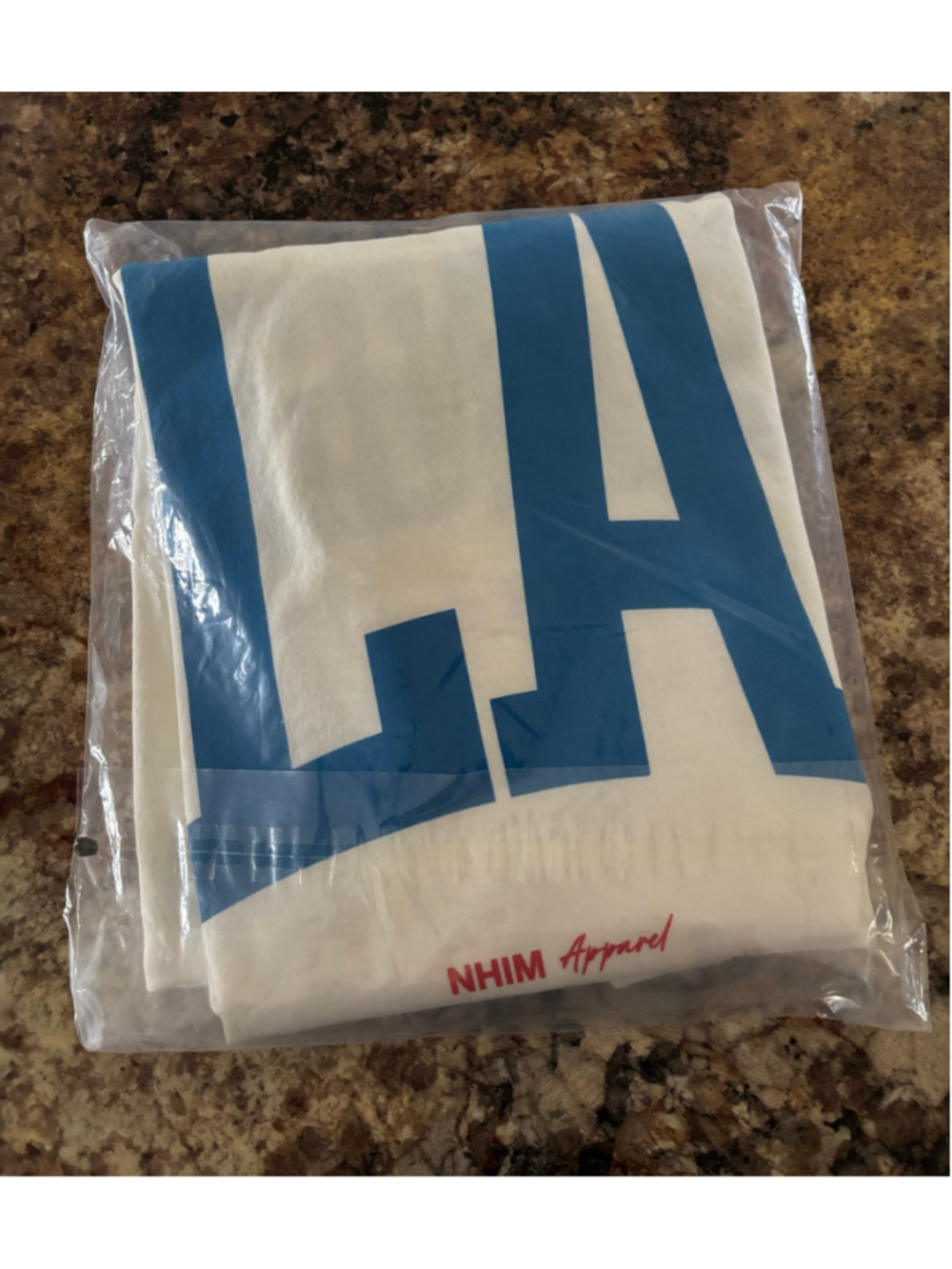 NHIM God In Los Angeles Graphic Tee Off White M - Picture 5 of 5